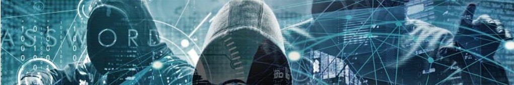 Abstract cyber security themed banner